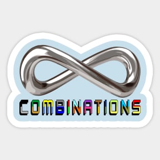 Infinite Combinations Sticker